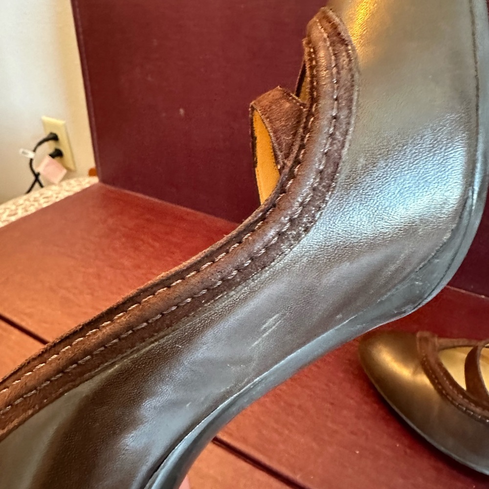 Cole Haan Brown Heels Adelyn Mary Jane pumps dark chocolate 8.5 B original box - Picture 12 of 15